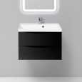 Тумба с раковиной BelBagno Marino 70 Nero Lucido