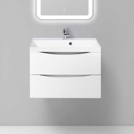 Тумба с раковиной BelBagno Marino 70 подвесная Bianco Lucido