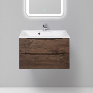Тумба с раковиной BelBagno Marino 75 Rovere Moro