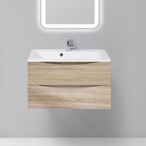 Тумба с раковиной BelBagno Marino 80 Rovere Bianco