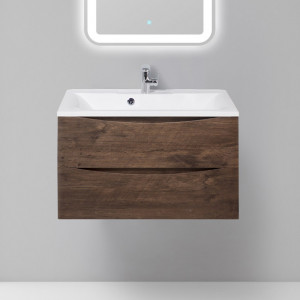 Тумба с раковиной BelBagno Marino 80 Rovere Moro