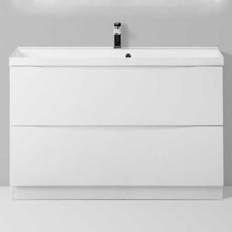 Тумба с раковиной BelBagno Marino 90 напольная Bianco Lucido