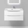 Тумба с раковиной BelBagno Marino 90 подвесная Bianco Lucido