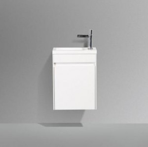 Тумба с раковиной BelBagno Pietra Mini 40 R Bianco Lucido