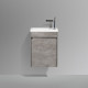 Тумба под раковину BelBagno Pietra Mini 40 R Stucco Cemento — рис. 1
