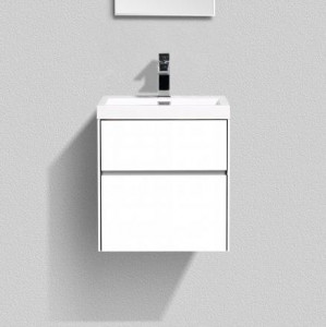 Тумба с раковиной BelBagno Pietra Mini 50 AS Bianco Lucido