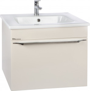 Тумба с раковиной Bellezza Альдо 60 бежевая, 1 ящик