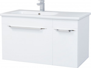 Тумба для комплекта Bellezza Альдо 90 L, белая