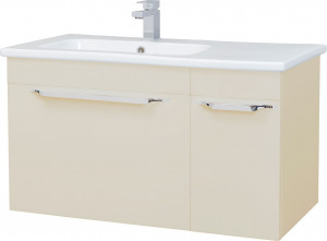 Тумба с раковиной Bellezza Альдо 90 L, бежевая