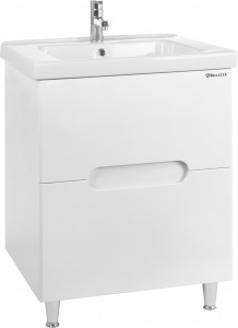 Тумба с раковиной Bellezza Андрэа 65 белая