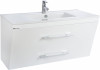 Тумба с раковиной Bellezza Берта подвесная 100 белая — рис. 1