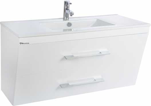 Тумба с раковиной Bellezza Берта подвесная 100 белая