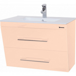 Тумба с раковиной Bellezza Берта подвесная 75 бежевая