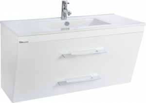 Тумба с раковиной Bellezza Берта подвесная 90 белая