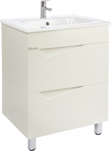 Тумба с раковиной Bellezza Эйфория 60 белая