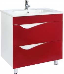 Тумба для комплекта Bellezza Эйфория 85 красная