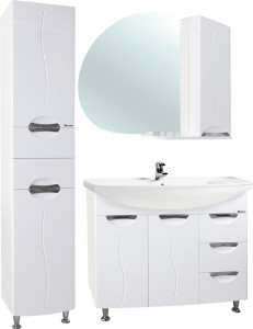 Тумба с раковиной Bellezza Глория 105 с бельевой корзиной