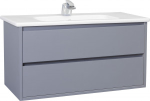 Тумба с раковиной Bellezza Лоренцо 100 серебро