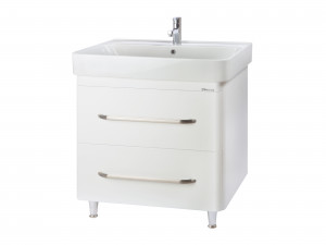 Тумба с раковиной Bellezza Олимпия 60 с 2 ящ. белая