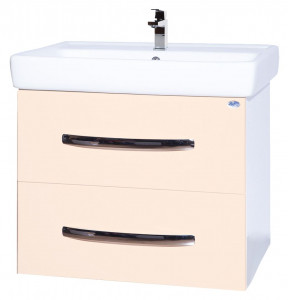 Тумба с раковиной Bellezza Рокко 50 подвесная бежевая 2 ящика