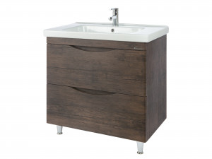 Тумба с раковиной Bellezza Санриса 100 с 2 ящ. орех