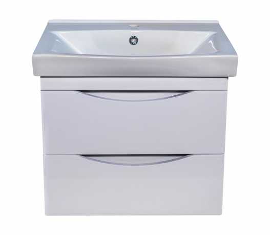 Тумба с раковиной Bellezza Санриса 60 подвесная с 2 ящ. белая