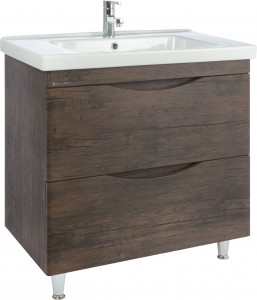 Тумба с раковиной Bellezza Санриса 80 напольная, орех