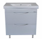 Тумба с раковиной Bellezza Санриса 80 с 2 ящ. белая — рис. 1