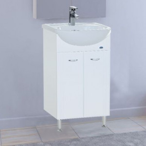 Тумба с раковиной Bellezza Уют 55 белая