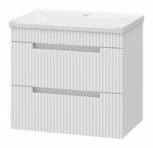 Тумба с раковиной Brevita Ariana 60 подвесная белый