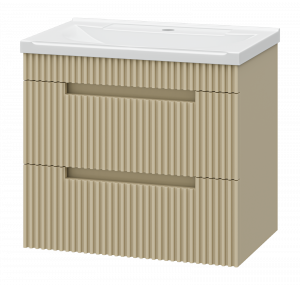 Тумба с раковиной Brevita Ariana 60 подвесная капучино