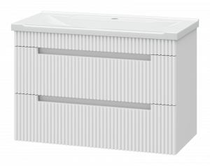 Тумба с раковиной Brevita Ariana 80 подвесная белый