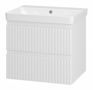 Тумба с раковиной Brevita Victory 60 подвесная белый