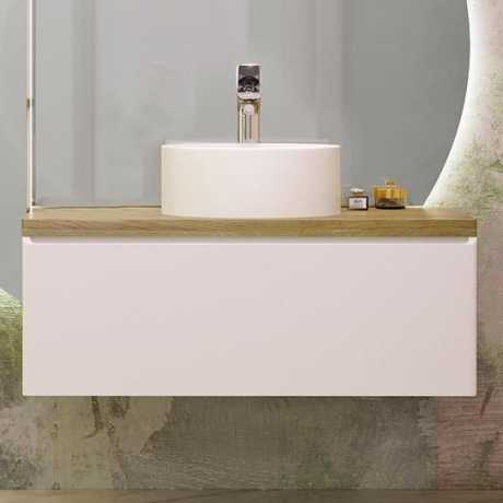 Тумба под раковину Jorno Solis 100 подвесная