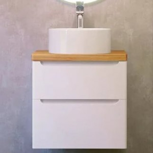 Тумба под раковину Jorno Wood 60 белая