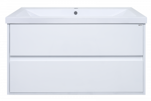 Тумба с раковиной Misty Алиса 100 с 2 ящ. подвесная