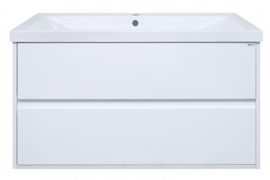 Тумба с раковиной Misty Алиса 100 с 2 ящ. подвесная