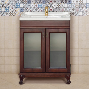 Тумба с раковиной Misty Дублин 70 орех