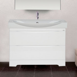 Тумба с раковиной Misty Элвис 105 белая