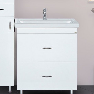 Тумба с раковиной Misty Фостер 60 с 2 ящиками