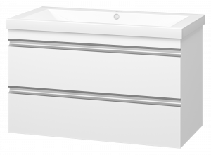 Тумба с раковиной Misty Ингрид 90 подвесная