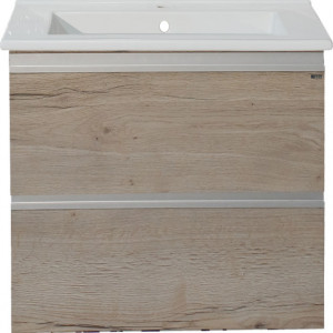 Тумба для комплекта Misty Кантри 65 дуб галифакс белый