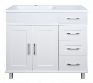 Тумба с раковиной Misty Купер 90 L 4 ящика