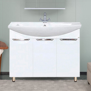 Тумба с раковиной Misty Лаванда 80 прямая