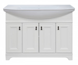 Тумба с раковиной Misty Лувр 105 белый