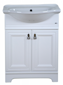 Тумба с раковиной Misty Лувр 60 белая