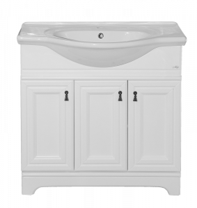 Тумба с раковиной Misty Лувр 85 белая