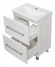 Тумба с раковиной Misty Марта 60 напольная белый — рис. 4