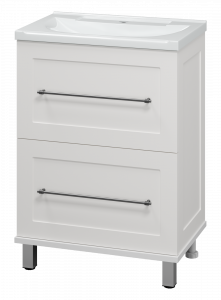 Тумба с раковиной Misty Марта 60 напольная белый