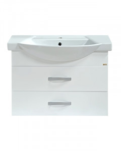 Тумба с раковиной Misty Монро 65 подвесная белая